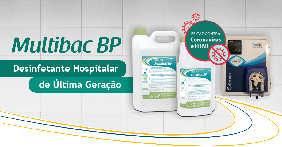 Desinfetante hospitalar Multibac BP - Girassol Química